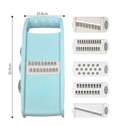 5-in-1 Multi-Function Vegetable Chopper — Mandoline Slicer, Veggie Dicer & Onion Cutter