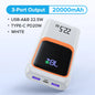 20000mAh Power Bank 22.5W Fast Charge PD 20W Portable Charger USB-C Dual USB-A LED Display Compatible with Android & iOS