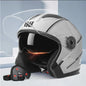 Motorcycle Dual Visor Flip Up Modular Full Face Helmet Anti-fog Street Bike Racing Helmet for Women, Men, 4 Colors
