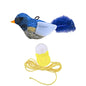 Lifelike Bird Plush Cat Toy with Feather Teaser, Catnip-Simulation for Cats & Kittens