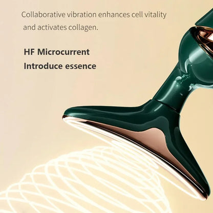 3-in-1 Microcurrent Face and Neck Massager, Anti-Aging Lifting and Skin Tightening Device