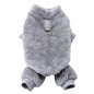 Warm Flannel Dog Jumpsuit XS-XL - Cozy Four-Leg Pet Coat for Small & Medium Dogs and Cats (Chihuahua, Yorkie)