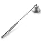Bell-Shaped Metal Candle Snuffer — Gold Black Silver, 18 cm (7.1 in) Handle Vintage Candle Extinguisher for Home & Spa