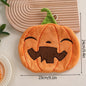 Pumpkin Halloween Hand Towel Super Absorbent Coral Velvet Handkerchief with Hanging Loop