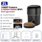 Smart Pet Feeder with 1080P Camera — Dual-Band WiFi (2.4/5GHz) App-Controlled Automatic Cat & Dog Kibble Dispenser, Voice Call & Portion Control