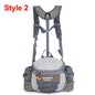 Convertible Waist Bag to Shoulder Backpack 8L - Cycling Hiking Running Camping Water Bottle Fanny Pack for Men