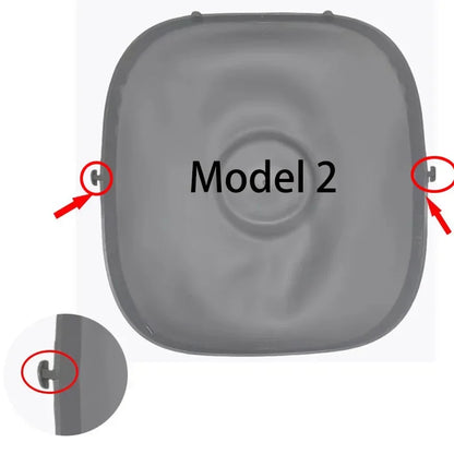 Replacement Silicone Litter Box Pad — Mat for Automatic Cat Litter Bin Bottom, Semi-Closed Capsule Style