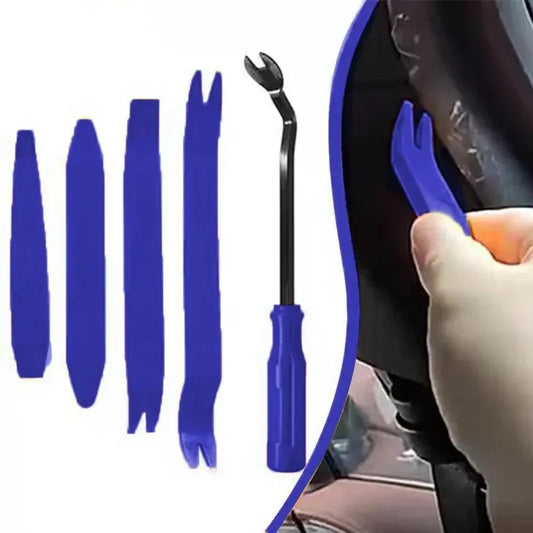 5-Piece Car Trim Removal Tool Kit – Anti-Scratch Pry Tools for Door Panels & Audio Dashboard