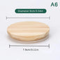 Handmade Pine Wood Jar Lid with Silicone Seal – Airtight Wooden Cover for Jars, Mugs & Candle Cups, Fits 52–130 mm (2.05–5.12 in)