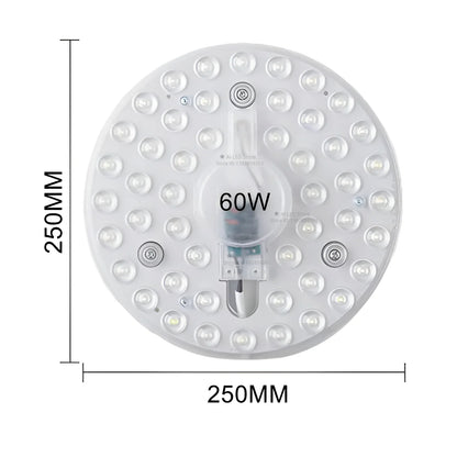 Round LED Panel Ceiling Light 12W–60W AC 220–240V Circular Flush Mount Lamp