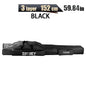 Portable Foldable Fishing Rod Bag Case - Waterproof Oxford Rod Carrier with Reel Storage, 122 / 152 / 182 cm (48 / 60 / 72 in)