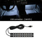 2-in-1 LED Car Neon Interior Light – USB & Cigarette Lighter Footwell Ambient Light, Car Backlight Atmosphere Lamp Accessories