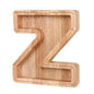 26-Letter Wooden Piggy Bank A-Z Alphabet Coin Money Box Kids Savings Jar Desktop Decor Gift