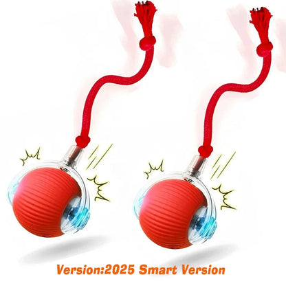 Rechargeable Interactive Rolling Ball Toy for Dogs & Cats — Automatic Smart Obstacle-Avoiding Pet Play Ball