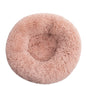 Orthopedic Donut Pet Bed – Calming Anti-Anxiety Round Dog & Cat Sofa, Washable Plush Bolster Bed (Fits 15.7–39.4 in / 40–100 cm)