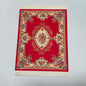 Woven Persian Flower Mouse Pad 9.1 x 7.1 in (23 x 18 cm) Non-Slip Rubber Desk Mat with Fringe — Retro Style