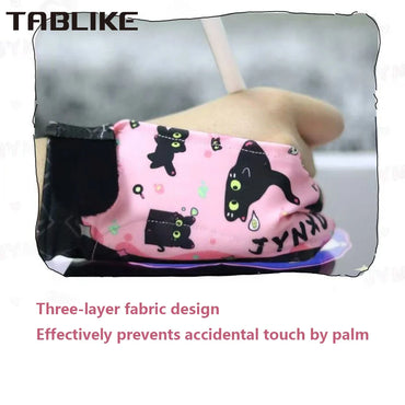 Artist Drawing Glove for iPad & Tablets – 3-Layer Palm Rejection Stylus Glove for Wacom & Huion, Ambidextrous (S/M)