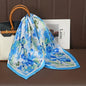 Luxury Satin Silk Square Scarf – Shawl, Hijab & Fashion Wrap 2023