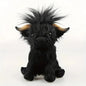 Highland Cow Plush Toy 12 in (30 cm) Soft Stuffed Animal for Kids & Adults - PP Cotton Filled, Multicolor