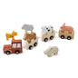Wooden Train Birthday Toy Montessori Baby Learning