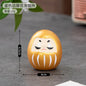 8 styles Japanese Ceramic Daruma Doll Crafts Lucky Charm Fortune Ornament Landscape Home Desk Decor Miniature Gifts Accessories