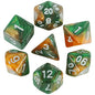 7-Piece Galaxy Polyhedral Dice Set for DnD & RPGs – Colorful Universe Effect (D4-D20)