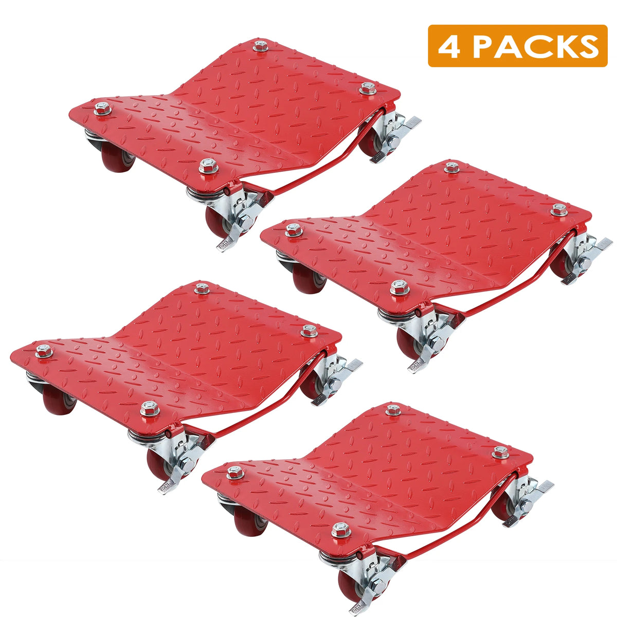 TWISTER.CK Vehicle Wheel Dolly Set, 1,500 lb per Dolly