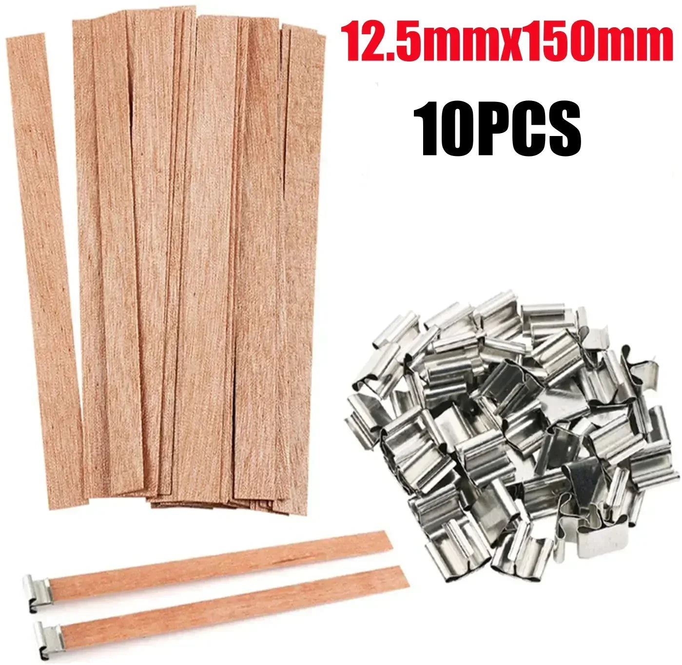DIY Soy Wax Candle Kit with Wooden Wick – Aromatherapy Candle Making Supplies & Crafting Guide