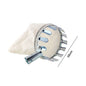 Fruit Picker Head with Detachable Catcher Pouch — Pole-Compatible Orchard Harvester for Apples Pears Oranges (16cm/6.3in & 14cm/5.5in)