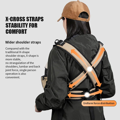 Breathable Front-Carrier Pet Backpack Chest Dog & Cat Carrier Shoulder Bag