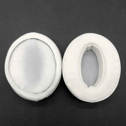 Replacement Memory Foam Ear Pads for Over-Ear Headphones - Soft Leather Ear Cushions, Self-Adhesive (1 Pair)