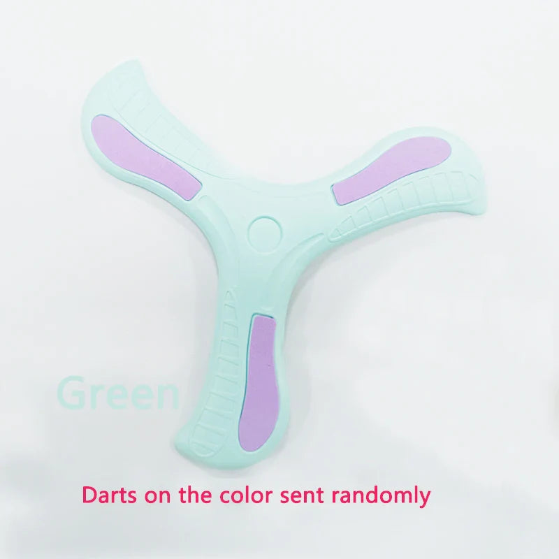 Three-Leaf EVA Foam Boomerang – 9×9 in (22×22 cm) Flying Toy for Kids & Adults, Outdoor Family Game