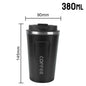 Thermo Cafe Coffee Mug Car Thermos Mug 380/510ML Leak_Proof Travel Thermo Cup for Tea Water Coffee Double Stainless Steel