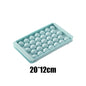 Ice Ball Mold - Spherical Whiskey Ice Maker PP Plastic Ice Cube Tray with Lid for Cocktails, Drinks & DIY Popsicles
