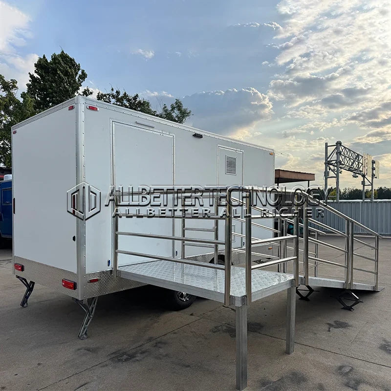 Allbetter Luxury Event Mobile Portable Camp Toilet Restroom Trailers