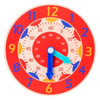 Montessori Wooden Clock Time Learning Toy