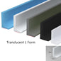 Silicone Shower Dam Water Stopper 50–300 cm (19.7–118.1 in) Bathroom Flood Barrier Dry and Wet Separation Strip