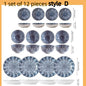 Japanese-Style Blue & White Hand-Painted 4.5-Inch (11.5 cm) Ceramic Rice Bowl Retro Tableware