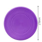 7-Color Silicone Flying Saucer Pet Toy - Chew-Resistant Flying Disc for Dogs & Cats, Interactive Puppy Training & Fetch