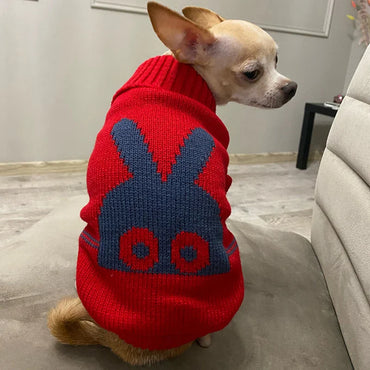 Warm Knitted Pet Sweater – Winter Dog & Cat Coat for Small & Medium Dogs (Chihuahua, Yorkie, French Bulldog)