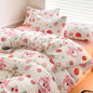 Floral Kawaii Bed Linen Set - Bed Sheet & Duvet Cover Twin / Full / Queen / King (3-4 Pc)