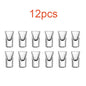 15ml (0.51 fl oz) Thick-Bottom Shot Glasses - 2/6/12 Pack Transparent Liquor & Baijiu Cups