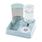 Automatic 2-in-1 Gravity Pet Feeder & Water Dispenser — Tilted Food and Waterer for Cats & Small Dogs