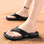 Men's Massage Flip Flops Breathable EVA Beach Sandals - Comfortable Non-Slip Summer Slippers, Big Size (EU 46)
