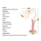 French Romantic Flower Desk Lamp Retro Atmosphere Sense Bedside Table Lights Cream Style Pastoral Country for Home Bedroom