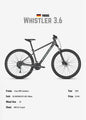 Luxury Mountain Bike Famous Bicycle Parameter Minimalist Poster Canvas Painting Wall Pictures Home Room Decor Bike Lover Gifts