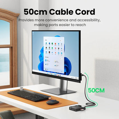 4-in-1 USB 3.0 & USB-C Card Reader – SD / MicroSD (TF) / CF / MS Multi-Card Adapter, OTG for Laptop PC Tablet