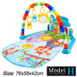 Baby Kick & Play Piano Gym Mat - Musical Tummy Time Activity Playmat for 0-36 Months (30 x 23 x 16.5 in / 76 x 58 x 42 cm)