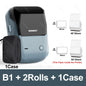 Mini Thermal Label Printer Portable Bluetooth Self-Adhesive Label Maker 2-Inch (58mm) for Round Stickers & Label Rolls