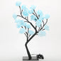 24 LED USB Rose Tree Table Lamp Fairy Flower Night Light for Home Wedding Party Bedroom Gift